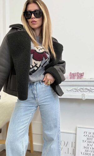 VelvetSnack Maglia Misto Cashmere Antracite