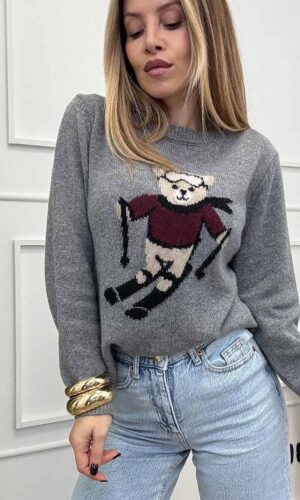 VelvetSnack Maglia Misto Cashmere Antracite