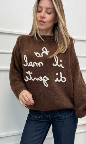 VelvetSnack Maglia Ho il Mal di Gente Caffe'