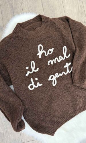 VelvetSnack Maglia Ho il Mal di Gente Caffe'