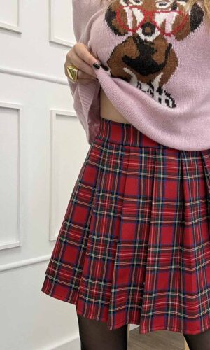 VelvetSnack Minigonna Tartan