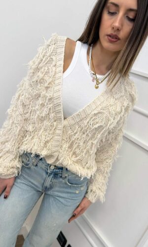 HaveOne Cardigan Frange Calce