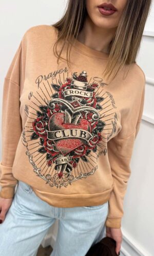 HaveOne Felpa Cuore Sacro Phard