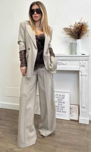 HaveOne Pantalone Gessato