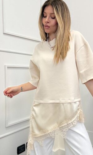 HaveOne T-shirt inserto Raso