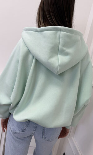 Lumina Felpa con Zip Verde Acqua