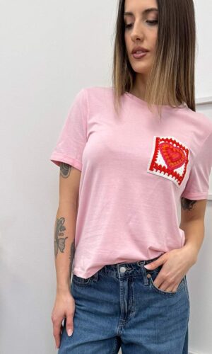 Only T-shirt Tricot Rosa