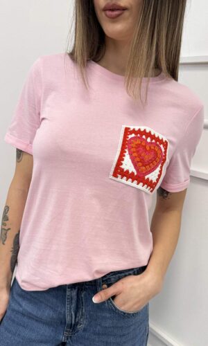 Only T-shirt Tricot Rosa