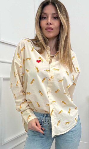 Pieces Camicia Tigri