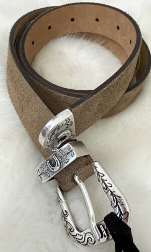 Vicolo Cintura Scamosciata Beige