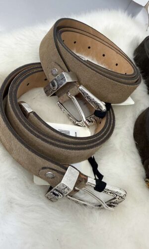 Vicolo Cintura Scamosciata Beige