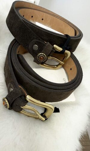 Vicolo Cintura Scamosciata Moro