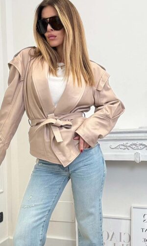 Vicolo Giacca Vera Pelle Nude