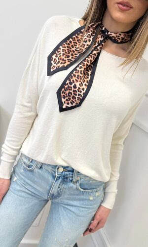 Vicolo Maglia Manica Lunga Panna