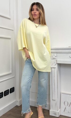 Vicolo T-shirt Oversize Giallo