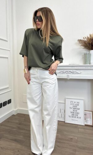 Vicolo T-shirt Spalline Militare