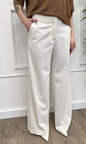 HaveOne Pantalone Palazzo Panna