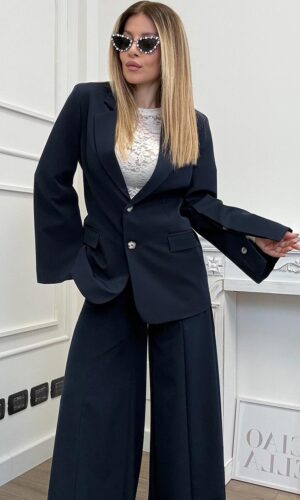 Vicolo Giacca Bottoni Blue