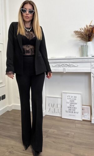 Vicolo Pantalone Flare Black