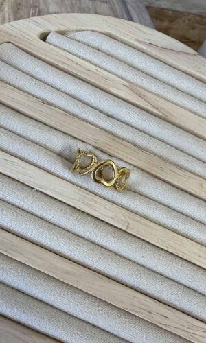 VelvetSnack Anello Love Gold Grande