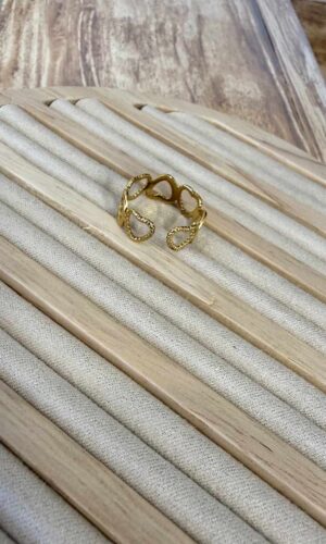 VelvetSnack Anello Love Gold Grande