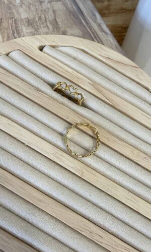 VelvetSnack Anello Love Gold Piccolo