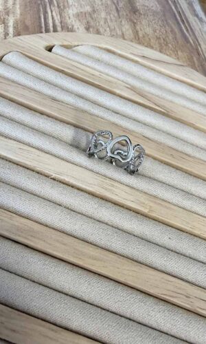 VelvetSnack Anello Love Silver Grande