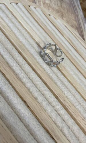 VelvetSnack Anello Love Silver Grande