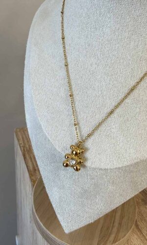 VelvetSnack Collana Teddy Precious Gold