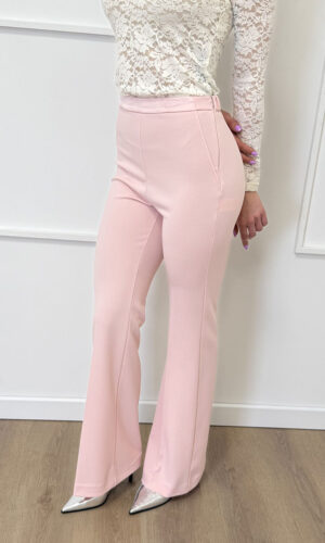 Vicolo Pantalone Flare Baby Pink