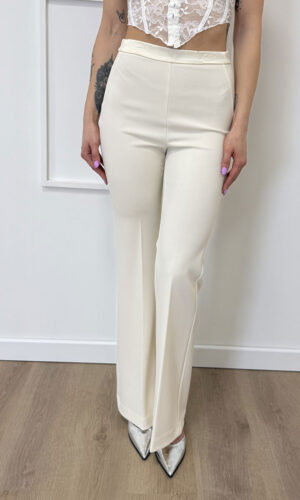 Vicolo Pantalone Flare Burro
