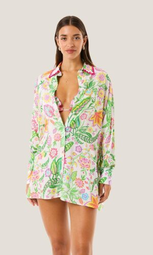 4Giveness Camicia Flowers Colors