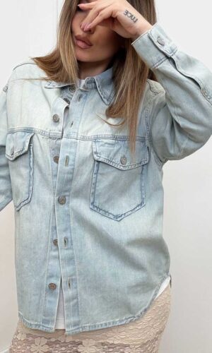 HaveOne Camicia Denim Oversize