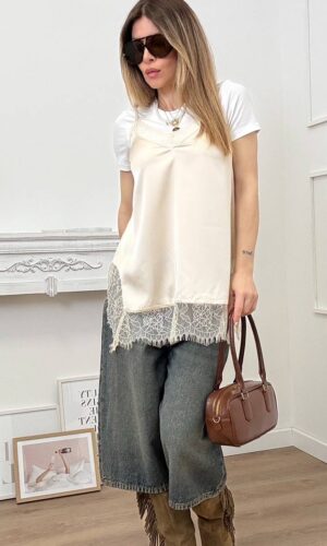 JJXX Vima Top Satin Burro