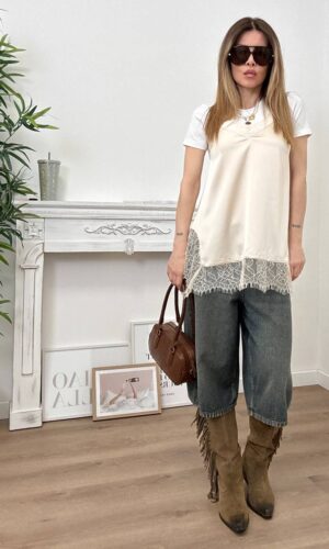 JJXX Vima Top Satin Burro