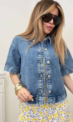 Pieces Camicia Denim
