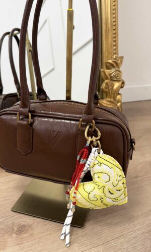 Vicolo Charm Bandana Cuore Giallo