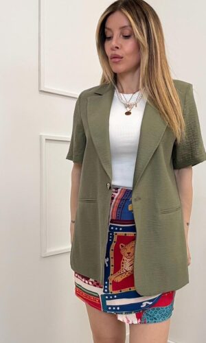 HaveOne Giacca Mezza Manica Militare