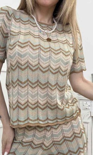 Only T-shirt Zig Zag Giada