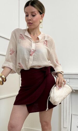 HaveOne Camicia Scimmietta Rosa