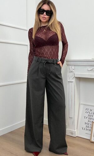 Vero Moda Aware Top Pizzo Bordeaux