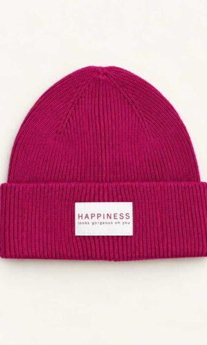 Only Berretto Patch Happiness Fucsia