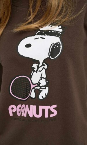 Only Felpa Snoopy Cioccolato